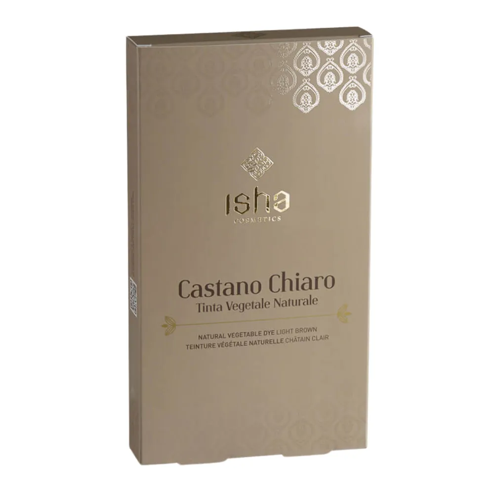 Isha Cosmetics Tinte Vegetal Natural Castano Chiaro 100g